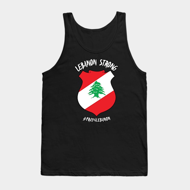 Lebanon Strong Tank Top by Roufxis